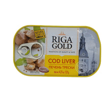 Load image into Gallery viewer, Riga Gold Cod Liver 121g
