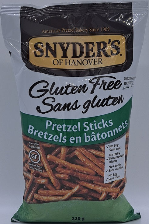 Snyder's of Hanover Gluten Free Pretzel Sticks 220g
