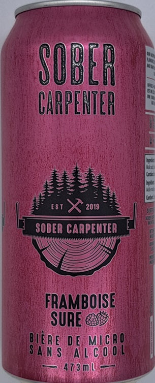 Sober Carpenter Sober Non-Alco Craft Beer - Raspberry Sour 473ml