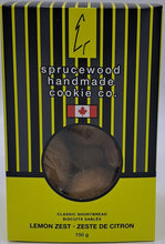 Load image into Gallery viewer, Sprucewood Handmade Cookie Co.	Classic Shortbread - Lemon Zest 150g
