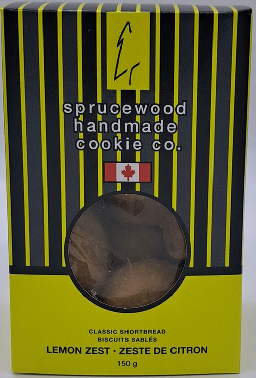 Sprucewood Handmade Cookie Co.	Classic Shortbread - Lemon Zest 150g