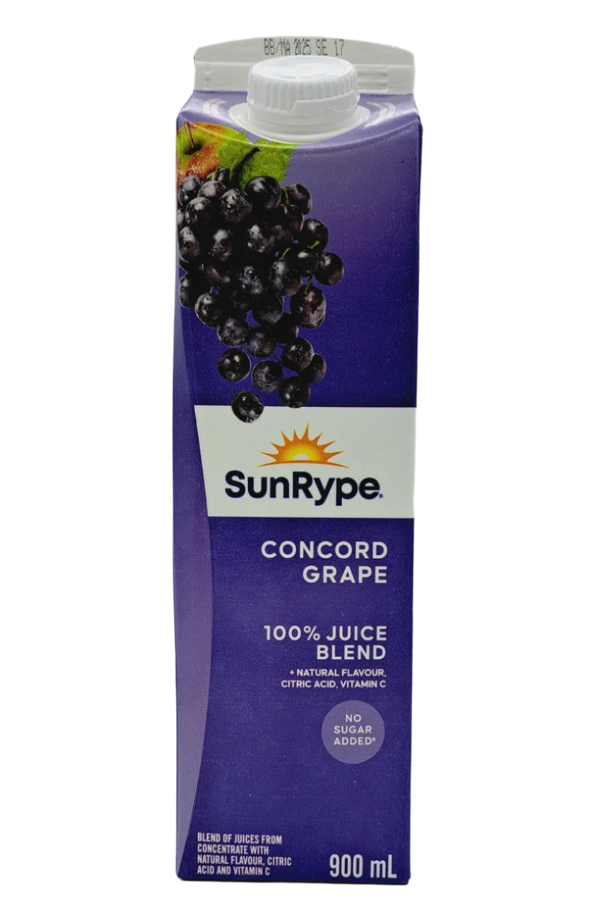 SunRype Concord Grape Juice 900mL