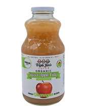 Load image into Gallery viewer, Triple Jim&#39;s Organic Sweet Apple Cider 946mL

