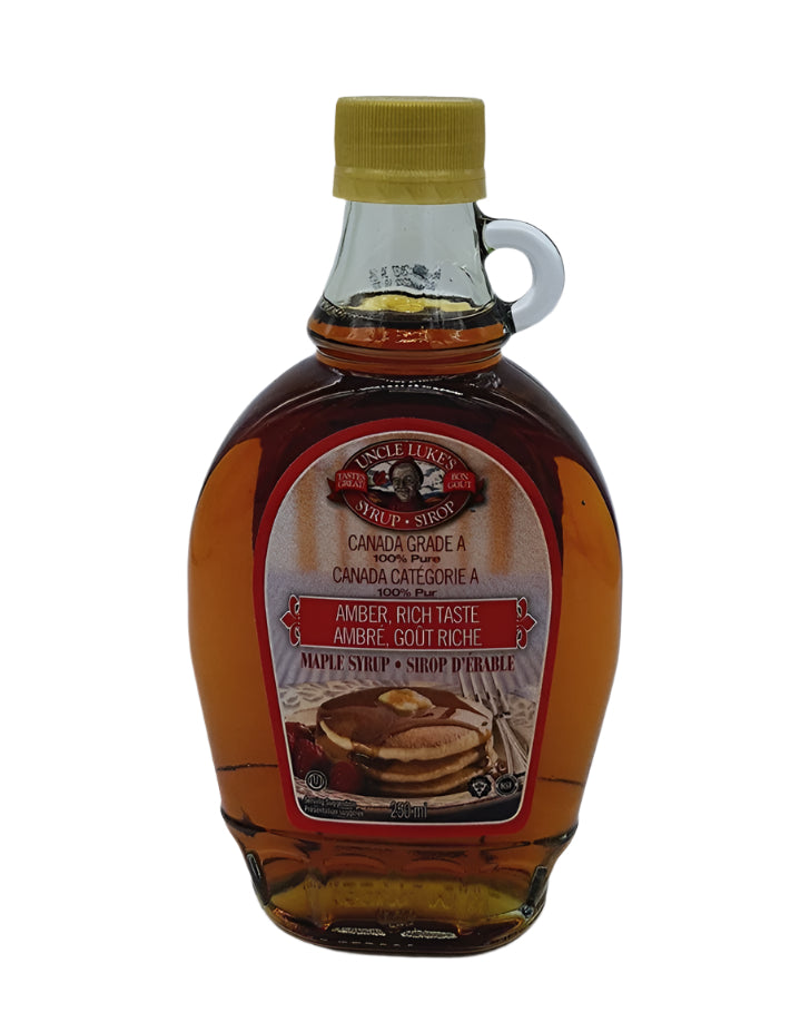 Uncle Luke's Grade A Amber Maple Syrup 250mL