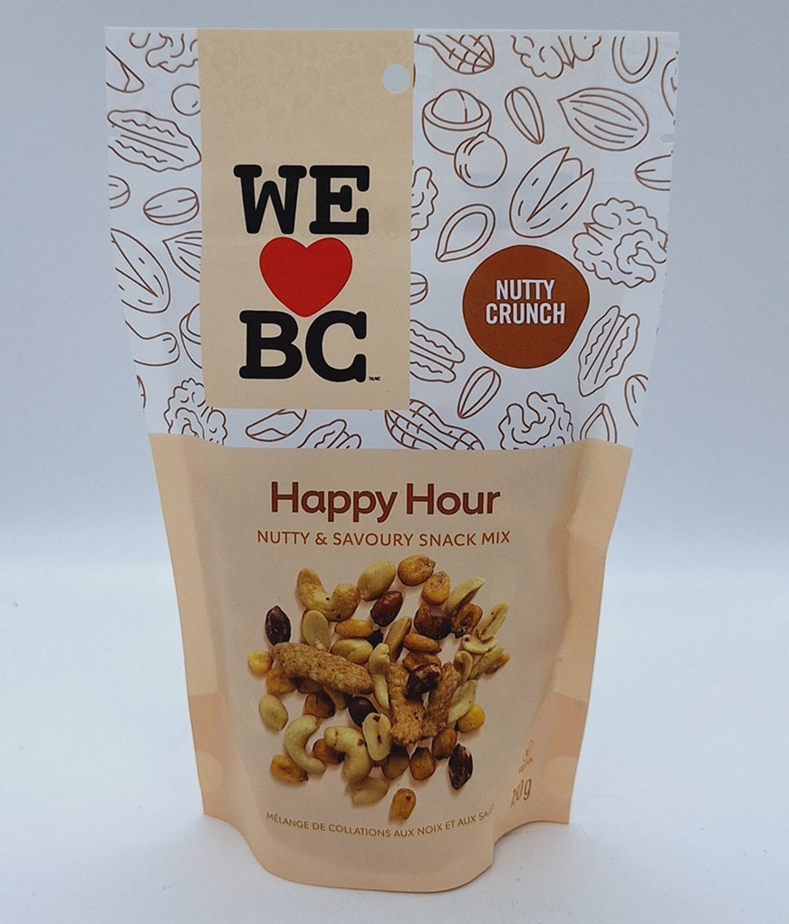 We Love BC Happy Hour Nutty & Savoury Snack Mix 150g