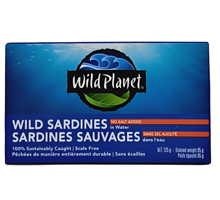 Wild Planet Wild Sardines In Water 125g