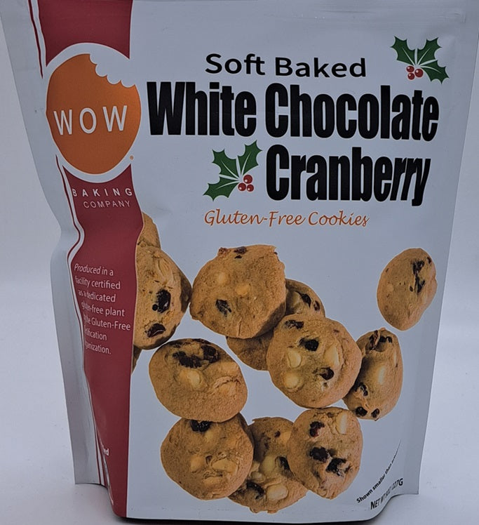 Wow Baking Company Soft Baked White Chocolate Cranberry GF Cookies 227g