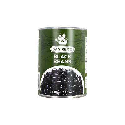 San Remo Black Beans 540ml