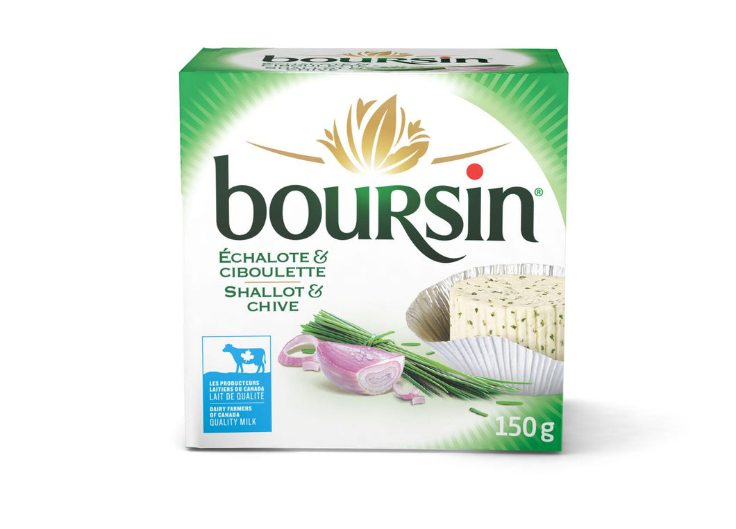 Boursin Basil & Chive Soft Cheese 150g