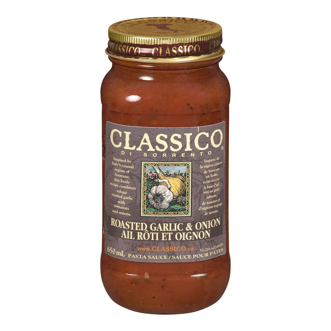 Classico Roasted Garlic & Onion Sauce 650ml