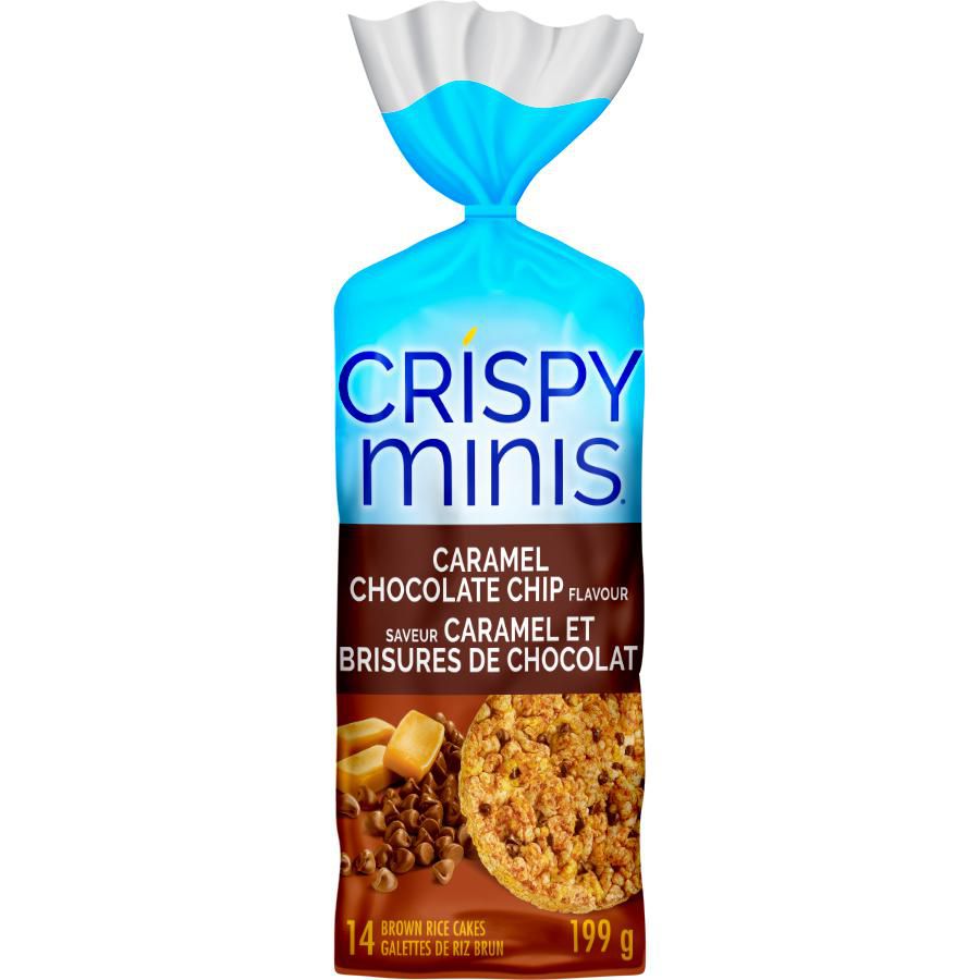 Crispy Minis Caramel Chocolate Chip Rice Cakes
