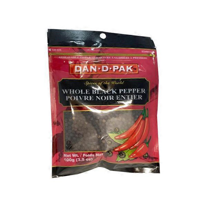 Dan-D-Pak Whole Black Pepper 100g
