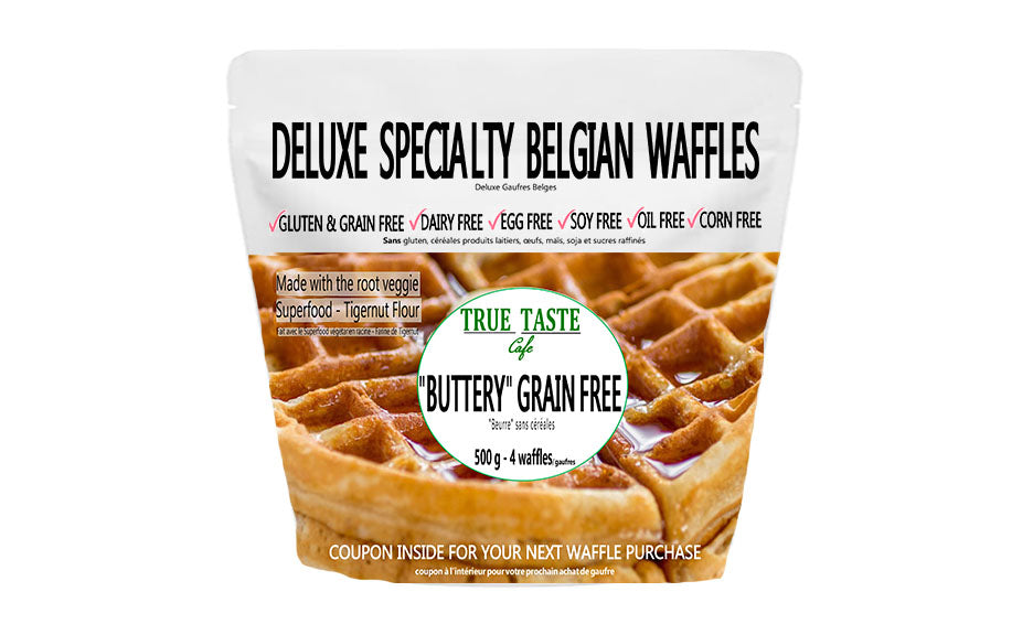 True Taste Cafe Gluten-Free Buttery Belgian Waffles