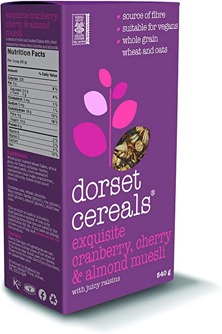 Dorset Cereals Exquisite Cranberry, Cherry & Almond Muesli 540g