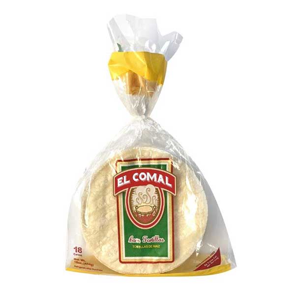 El Comal White Corn Tortillas - 36 Count