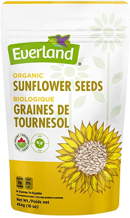 Everland Organic Sunflower Seeds 454g