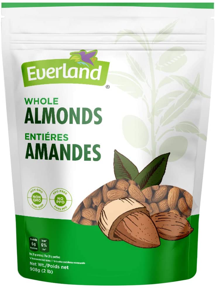 Everland Whole Almonds 454g