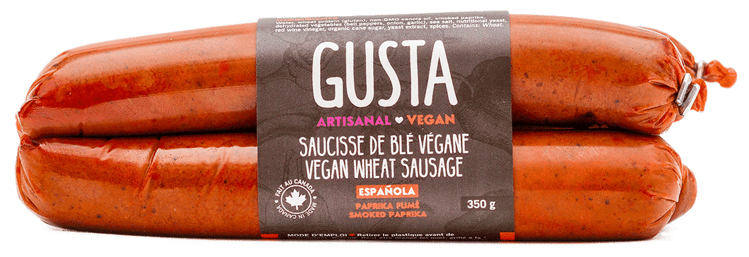 Gusta Vegan Española Paprika Sausages