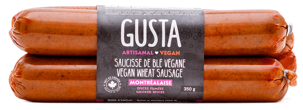 Gusta Vegan Montréalaise Smoked Spice Sausages