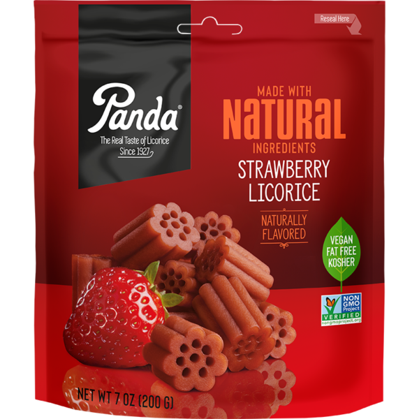 Panda Soft Strawberry Licorice 200g
