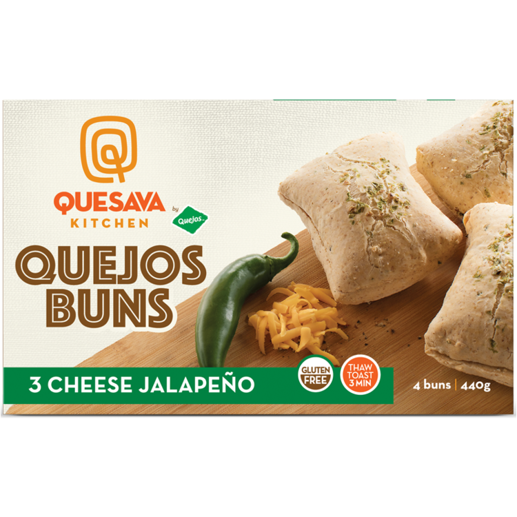 Quesava Gluten-Free Jalapeno Buns