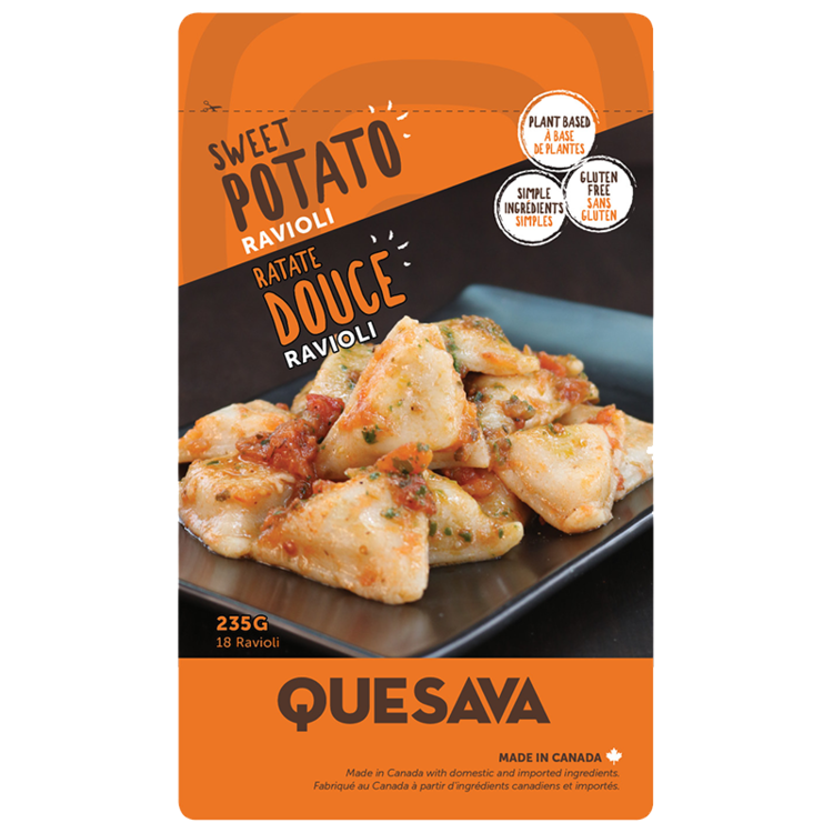 Quesava Plant-Based Gluten-Free Sweet Potato Ravioli