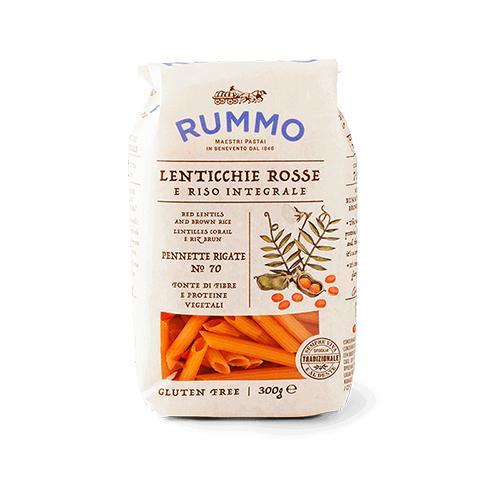 Rummo Gluten-Free Pennette Rigate Red Lentil Pasta 300g