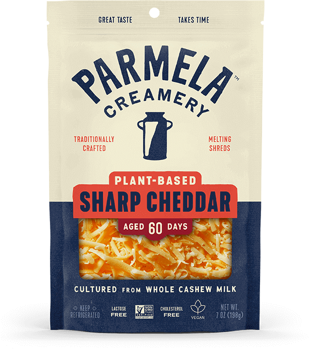 Parmela Plant-Based Old Cheddar Style Shredded