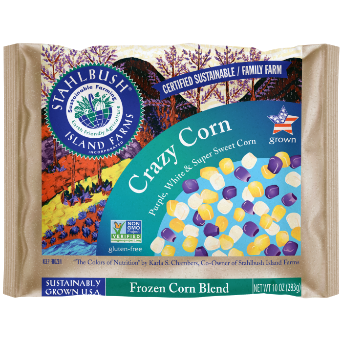 Stahlbush Island Farms Tri-Colour Corn